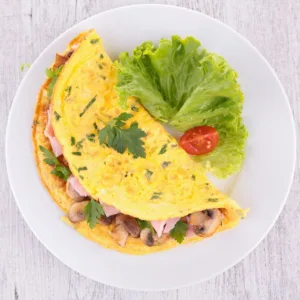 Egg White Omelet with Mushrooms