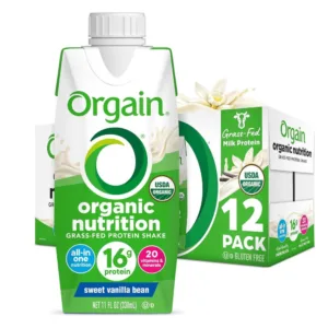 1. Orgain Organic Protein Shake (best protein drink for diabetics) 