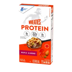 7. Wheaties Maple Almond Protein Cereal